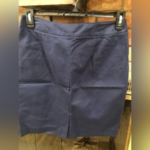 Cynthia Rowley Navy Blue Career Formal Business Wear Straight Pencil Skirt Sz 8